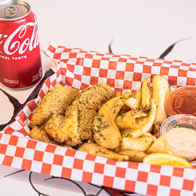 2 Piece Chicken Tender Combo.