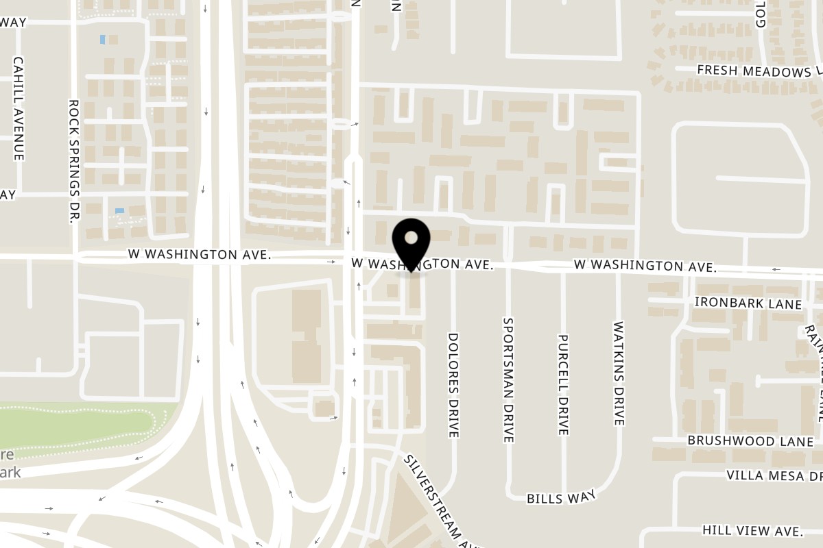 Map showing the location of Wing It on 860 N Rainbow Blvd in Las Vegas